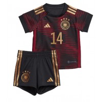 Germany Jamal Musiala #14 Replica Away Minikit World Cup 2022 Short Sleeve (+ pants)